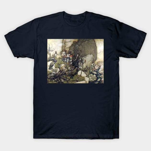 Rip Van Winkle - Arthur Rackham T-Shirt by forgottenbeauty